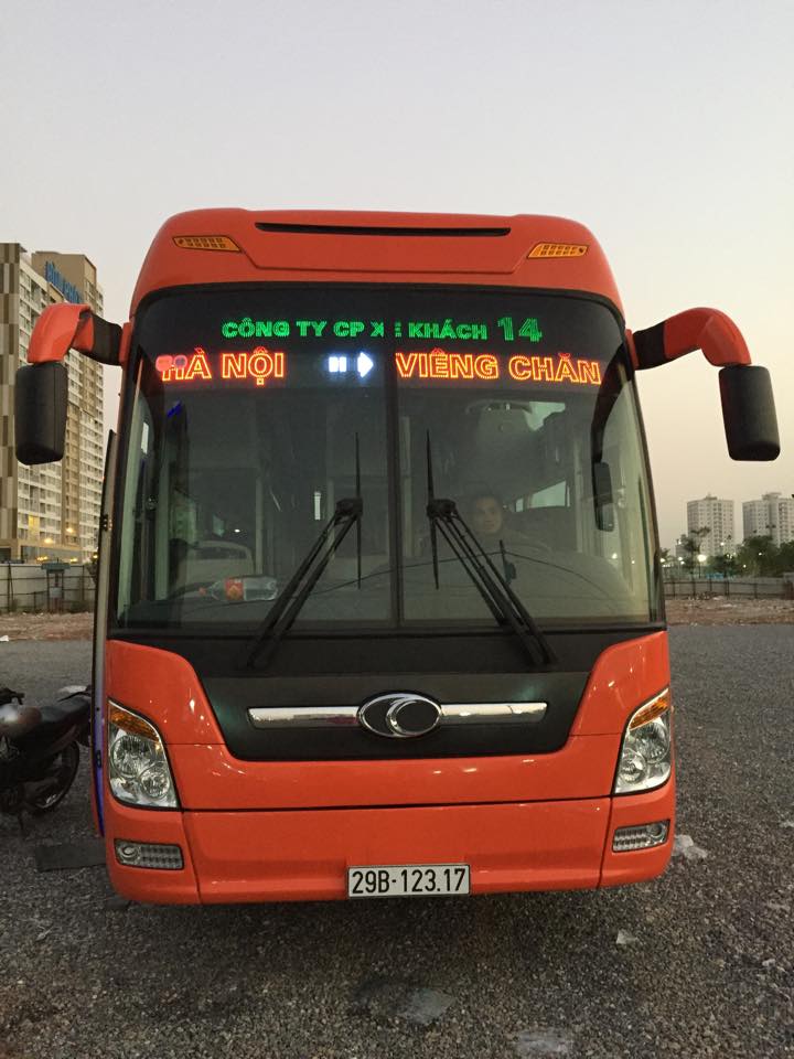 Công ty xe khách 14 Hà Nội đi Viêng Chăn