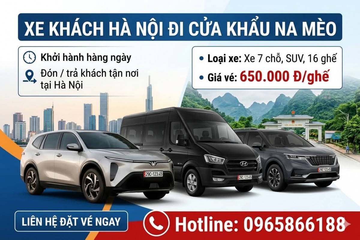 XE KHÁCH HÀ NỘI ĐI NA MÈO-THANH HÓA